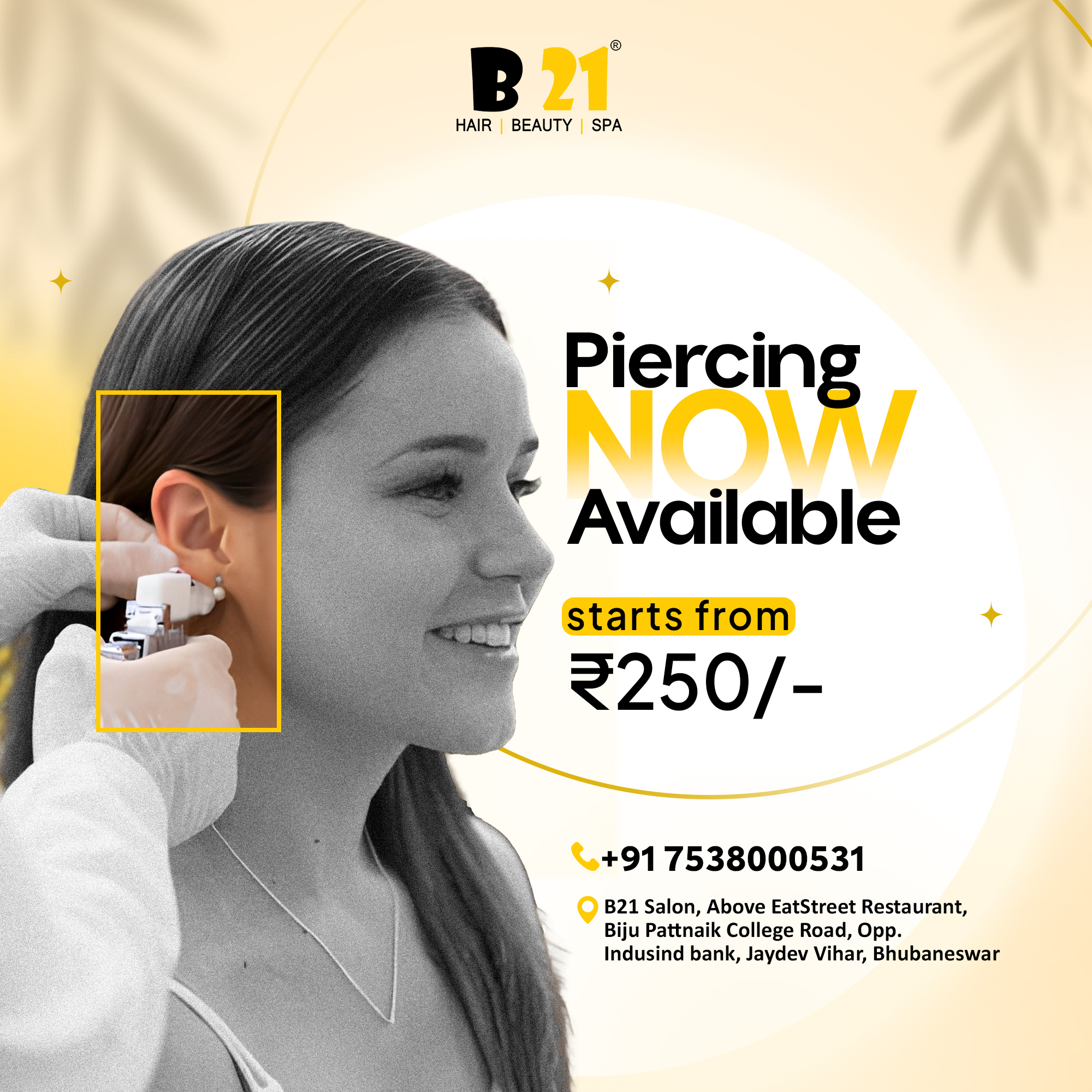 Piercing Available